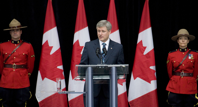 Prime Minister Stephen Harper